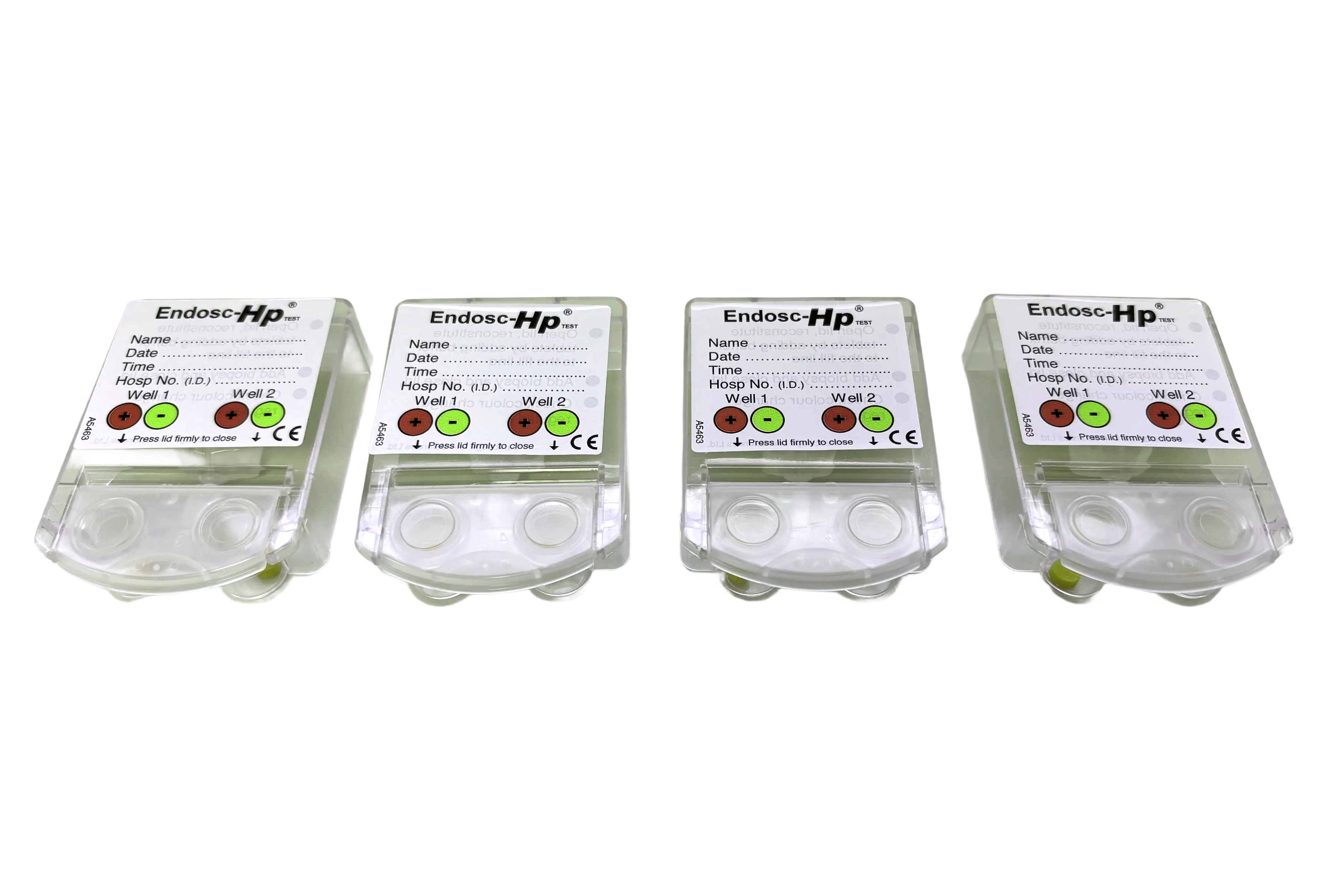 Four medical devices labeled 'Endose-Hp' on a white background