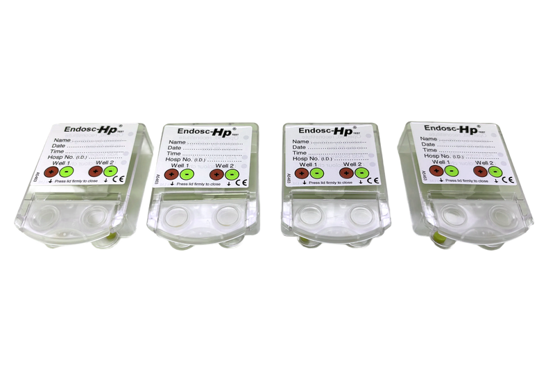 Four medical devices labeled 'Endose-Hp' on a white background