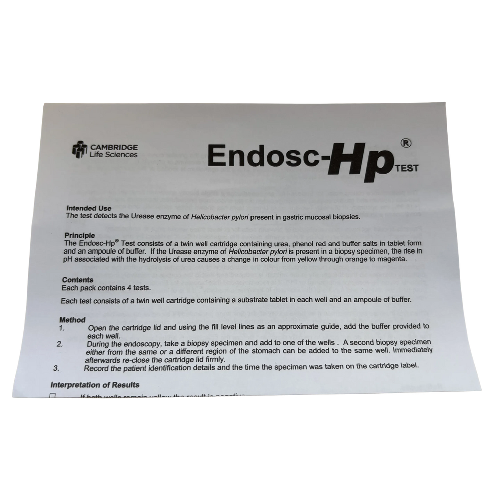 Hp Urease Endosc-Hp® Helicobacter Pylori Rapid Urease Test U1021