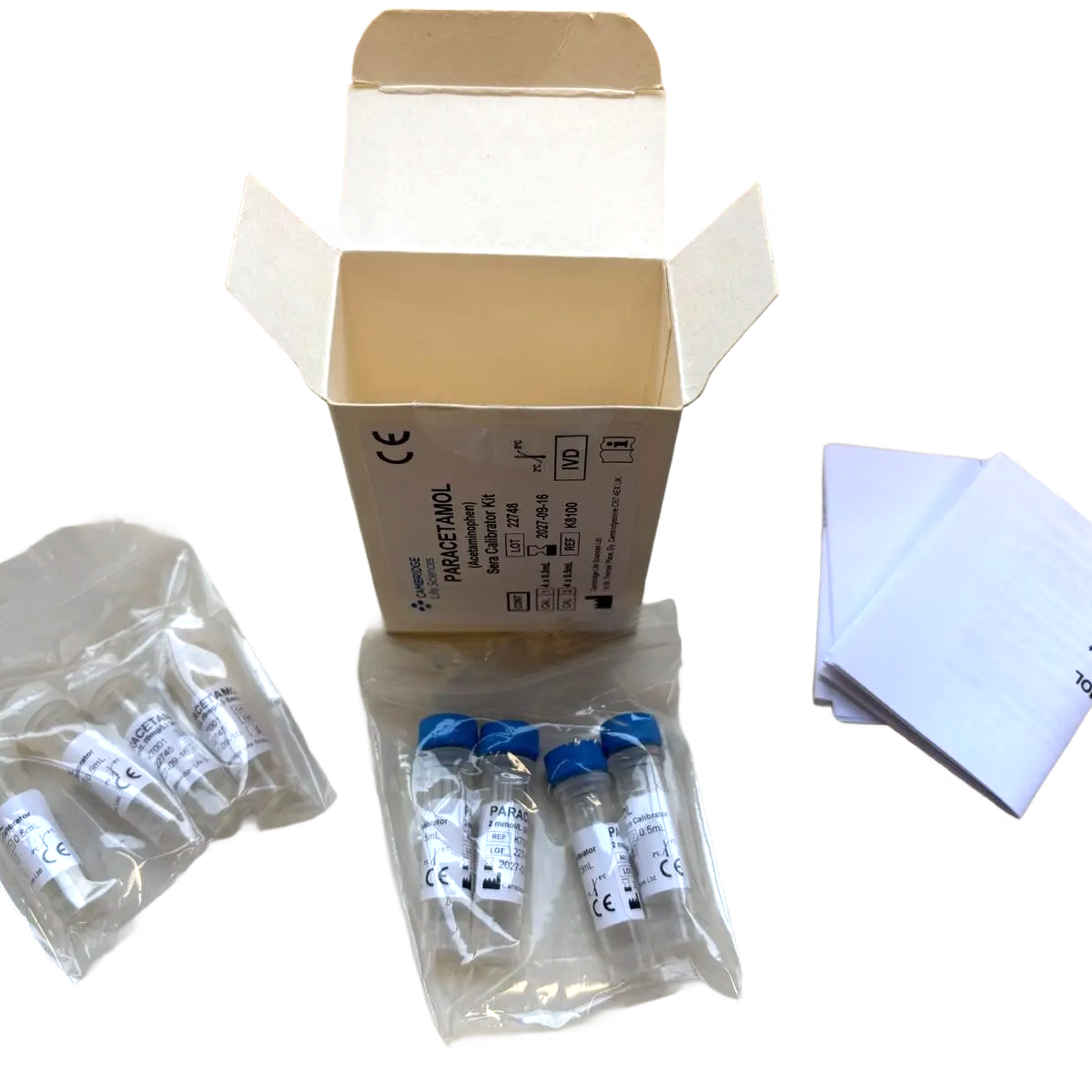 Paracetamol Sera Calibrator Kit (K8100)