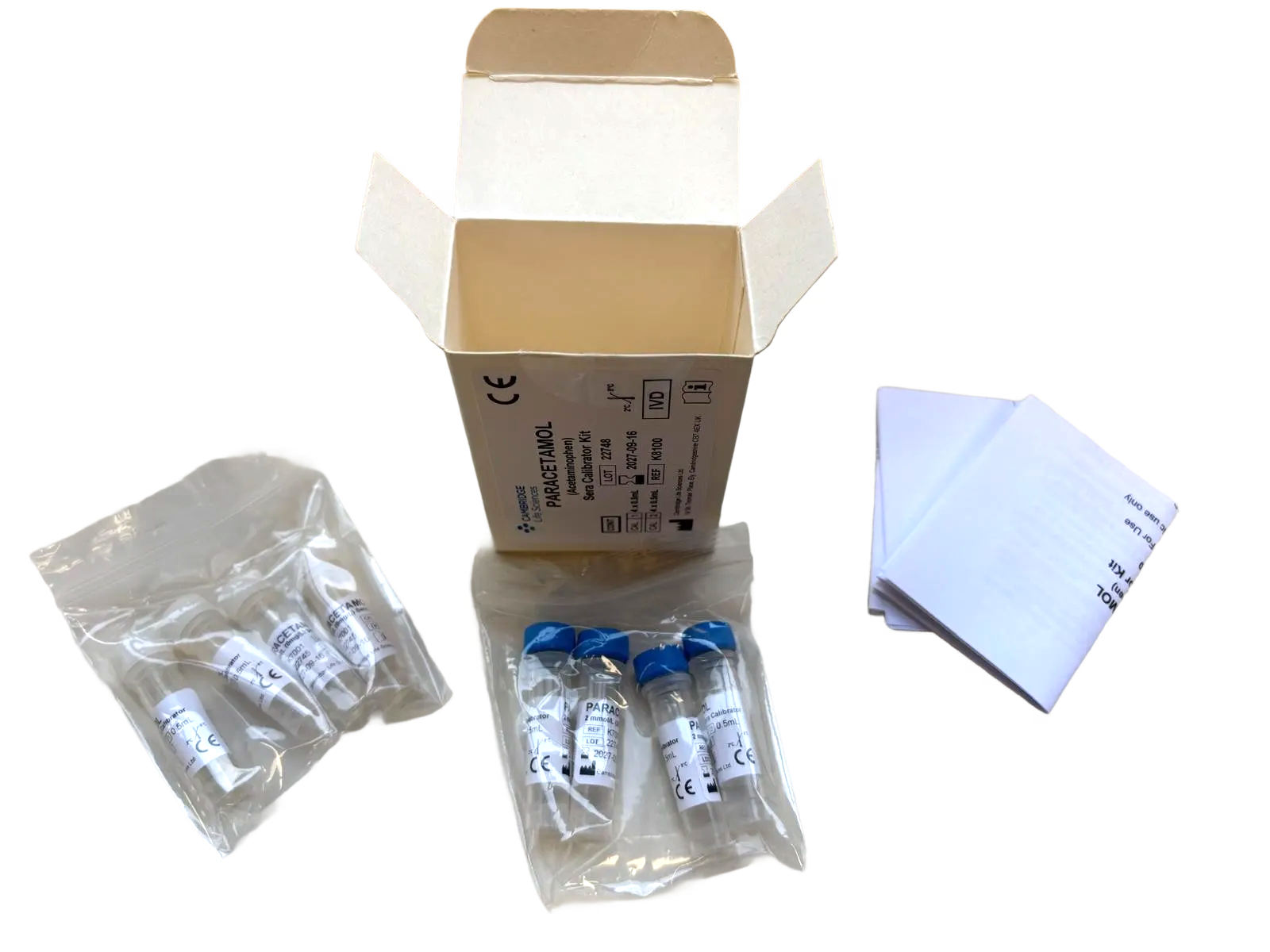 Paracetamol Sera Calibrator Kit (K8100)